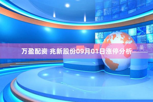 万盈配资 兆新股份09月01日涨停分析