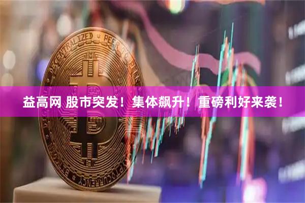 益高网 股市突发！集体飙升！重磅利好来袭！